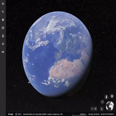 google earth viajar