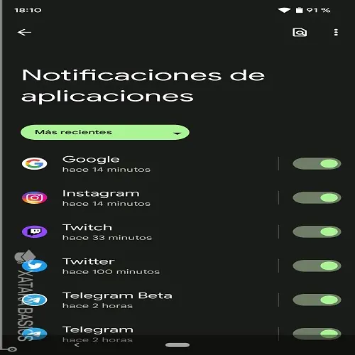 notificaciones app
