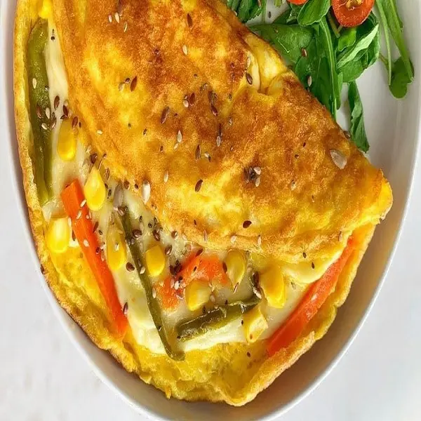 omelette vegetariano