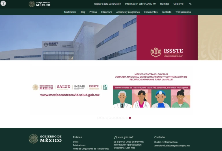 pagina oficial issste