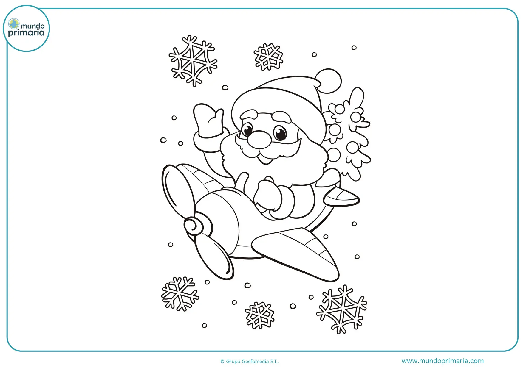 Dibujos de Navidad para colorear 2023 ecu11