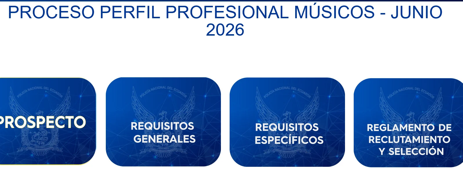 reclutamiento musicos