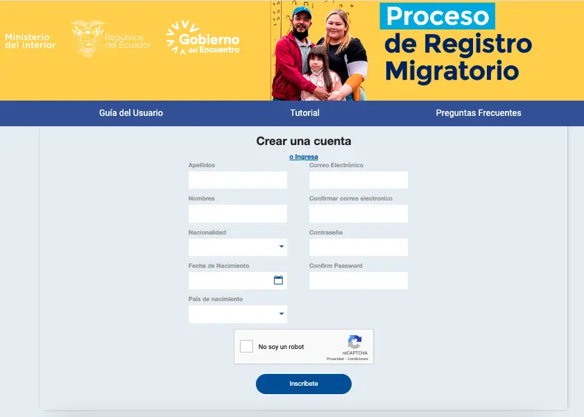 registro migratorio venezolano