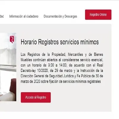 registro online