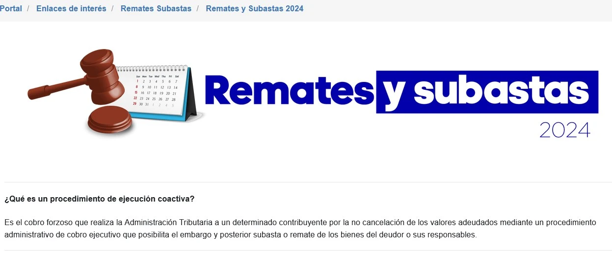 remates y subastas