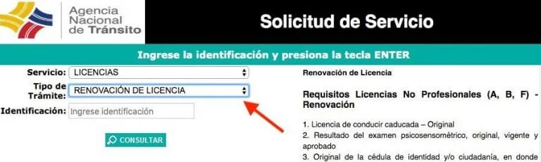 renovar licencia