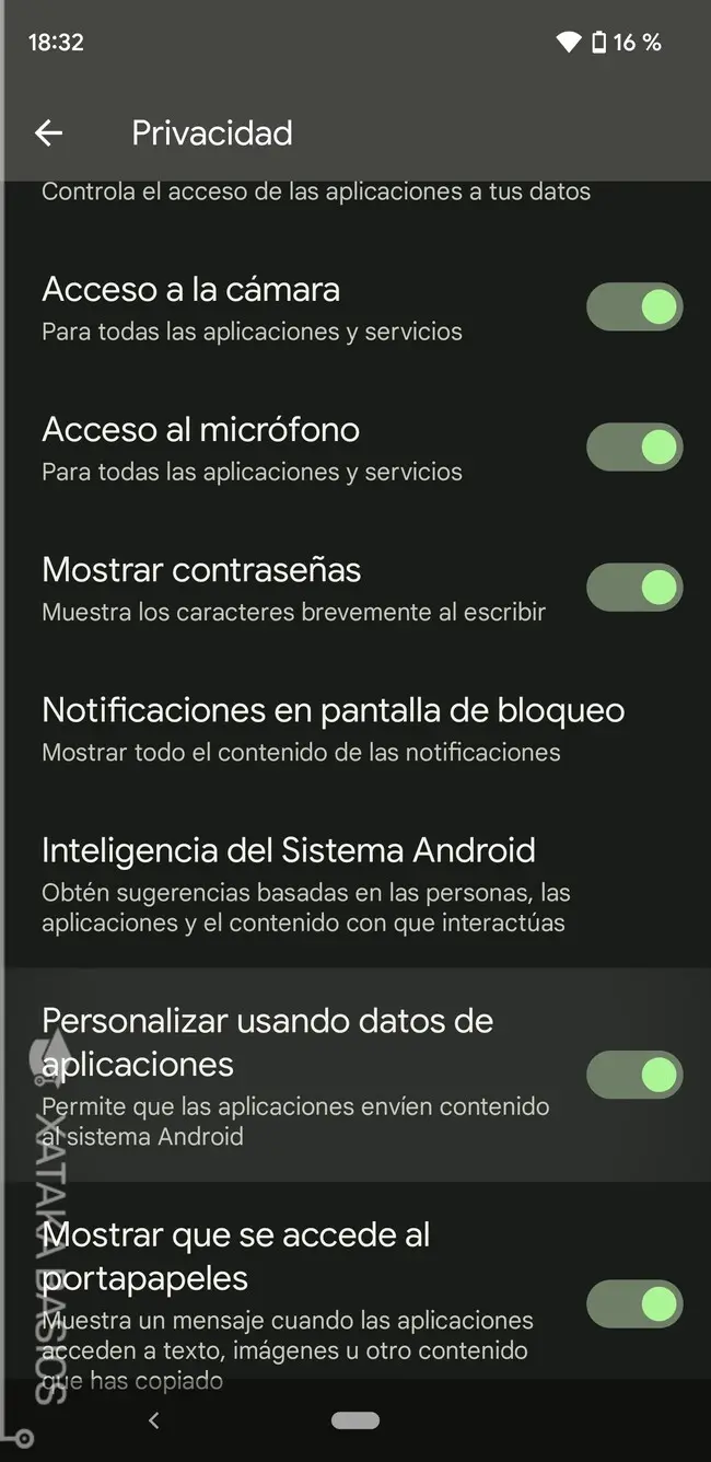 privacidad android