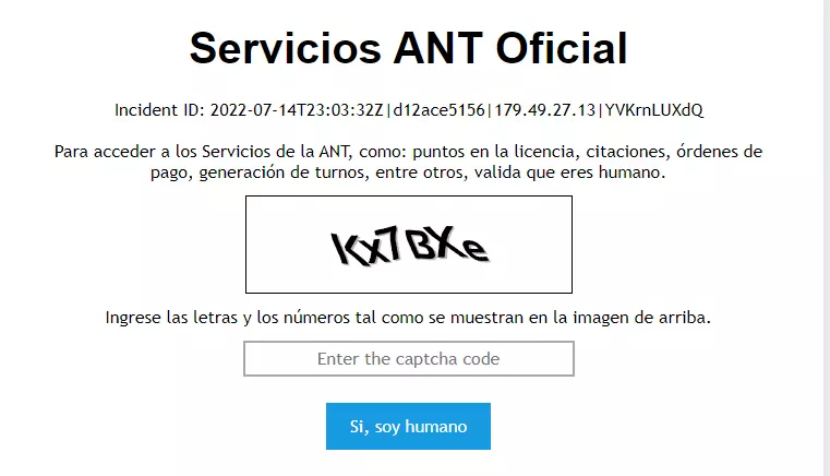 servicios ant