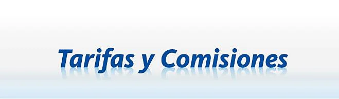 tarifas comisiones