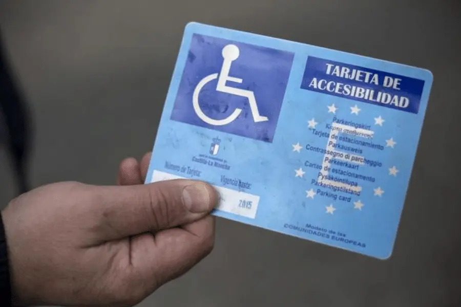 tarjeta de accesibilidad