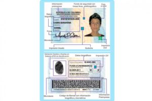 tarjeta identidad colombia