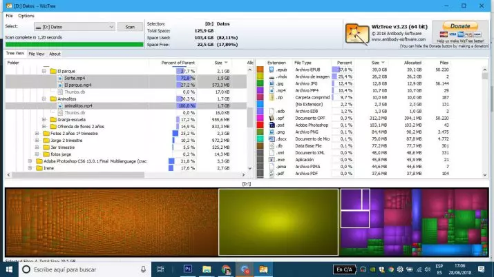 explorador archivos windows