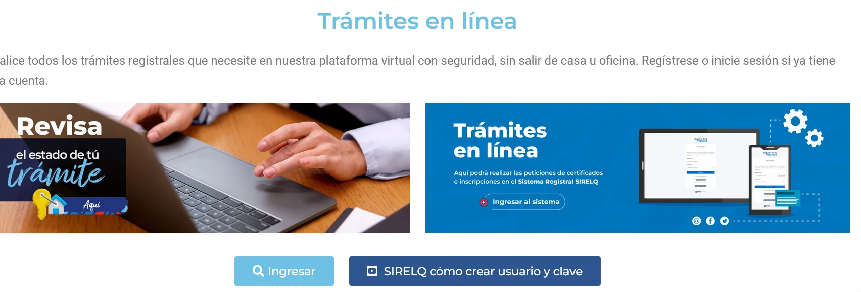 tramites en linea